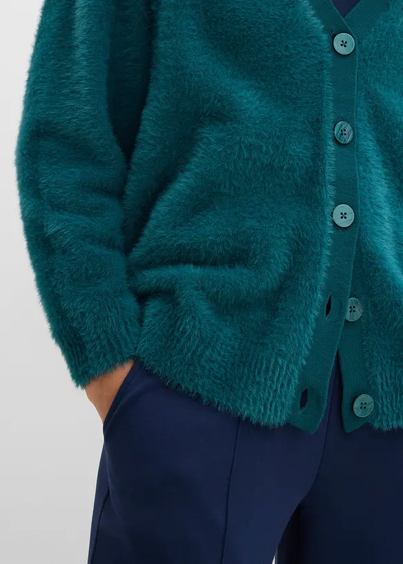 Fluffig cardigan, bonprix