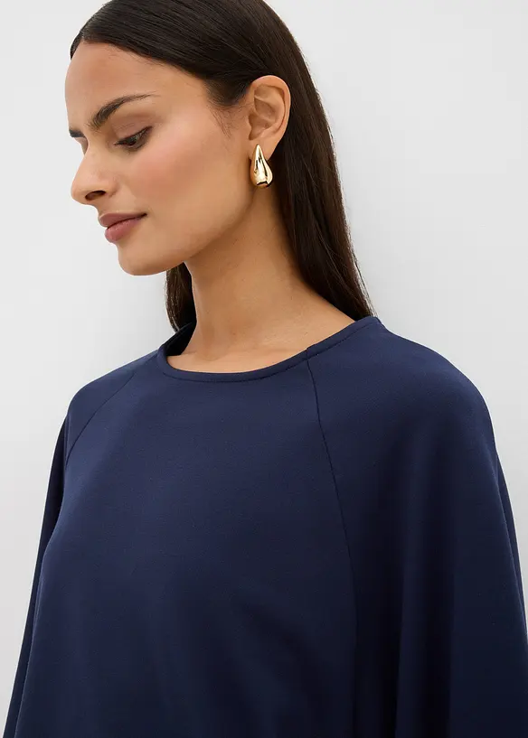 L&aring;ng&auml;rmad topp med capedetalj, bonprix