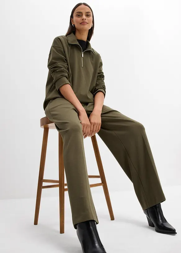 Byxa med gubbveck, bonprix