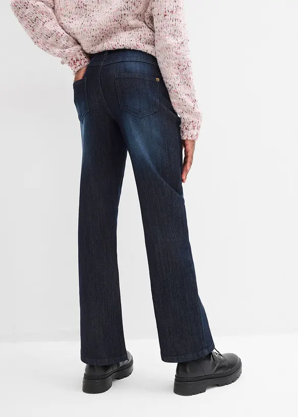 Wide Leg Jeans Mid Waist, bonprix