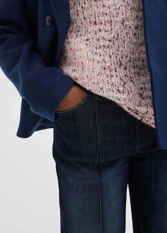 Wide Leg Jeans Mid Waist, bonprix