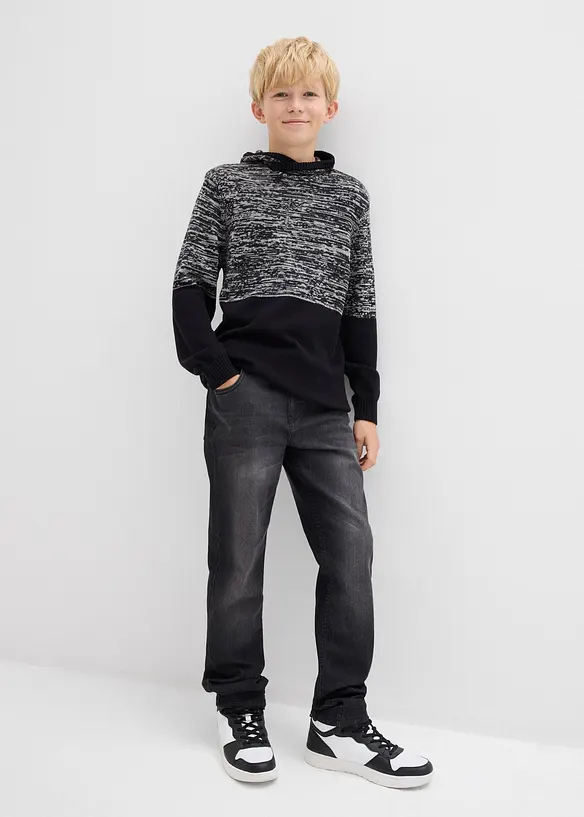 Tröja med sjalkrage, bonprix