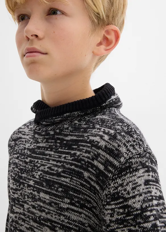 Tröja med sjalkrage, bonprix