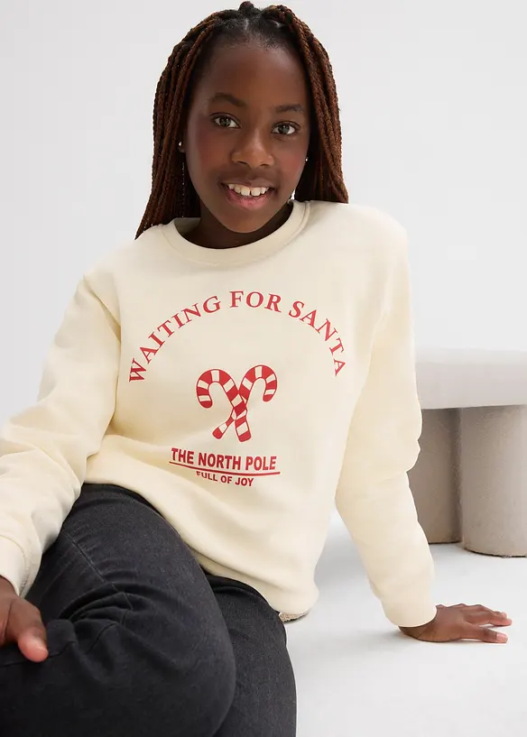 Sweatshirt av ekologisk bomull, bonprix