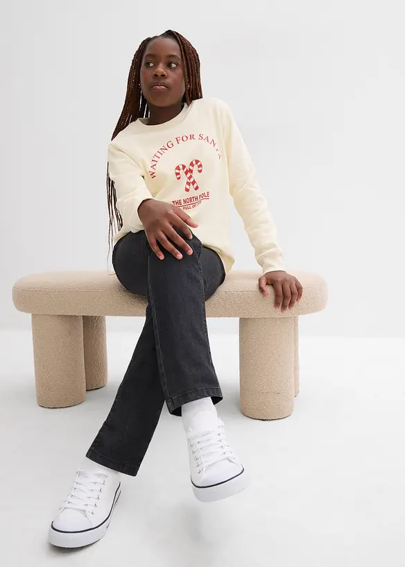 Sweatshirt av ekologisk bomull, bonprix