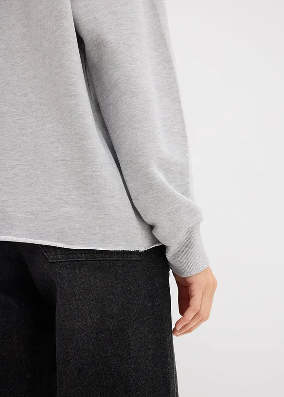 Oversize-hoodie med dekorstenar, bonprix