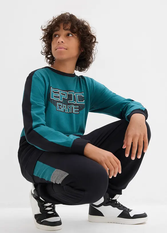 Träningsoverall i ekologisk bomull, bonprix