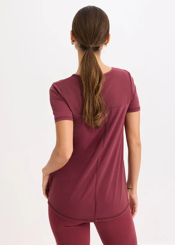 Mjuk funktionstopp med meshinfällning, snabbtorkande, bonprix