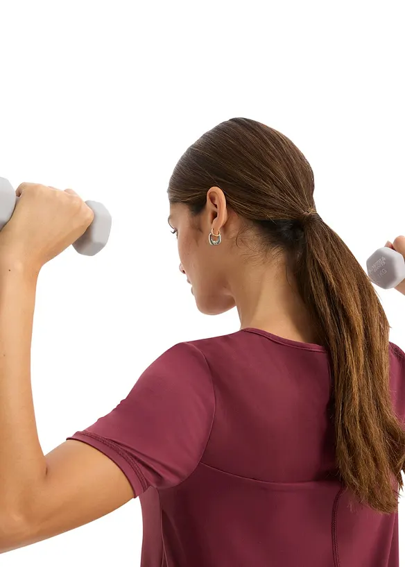 Mjuk funktionstopp med meshinfällning, snabbtorkande, bonprix