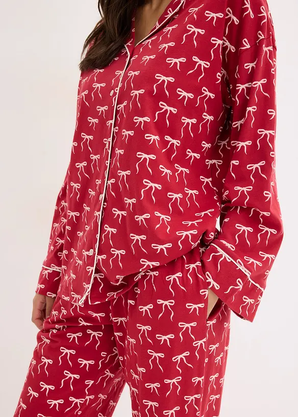 Pyjamas av ren bomull, bonprix