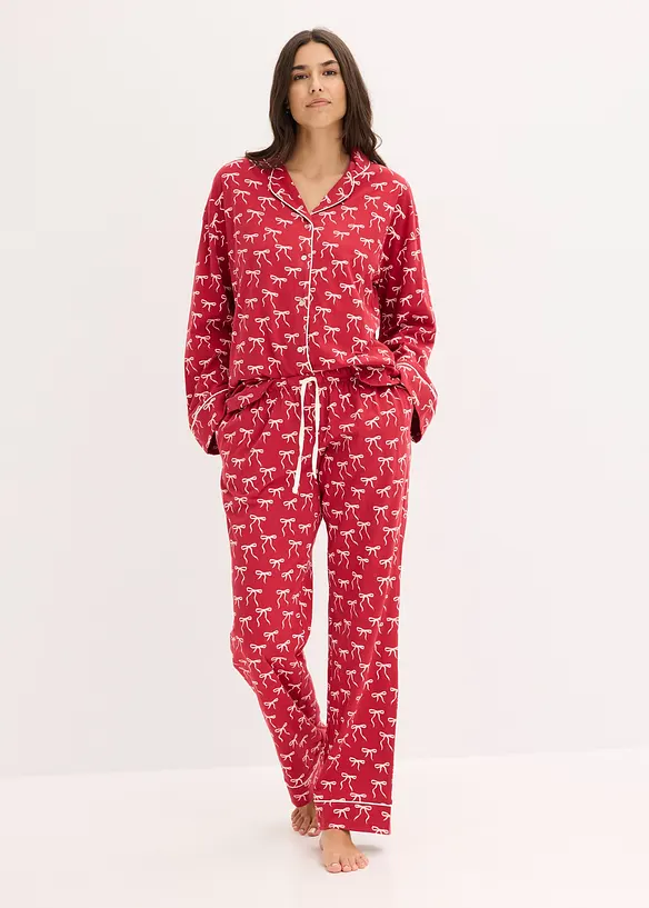 Pyjamas av ren bomull, bonprix