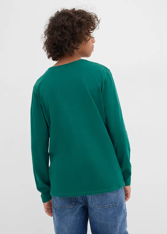 Långärmad tröja med Snobben-julmotiv, av ren bomull, Peanuts