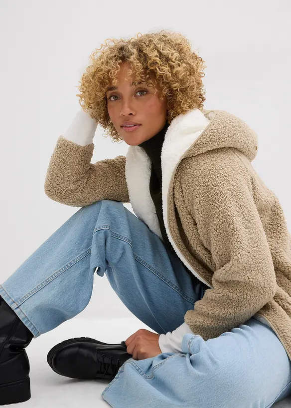 Teddyfleecejacka, bonprix