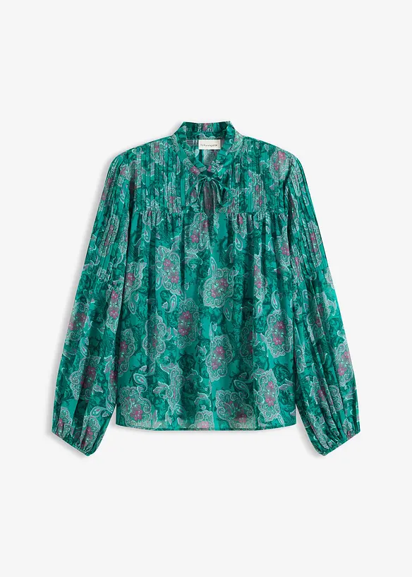 Chiffongtunika med paisleymönster, bonprix