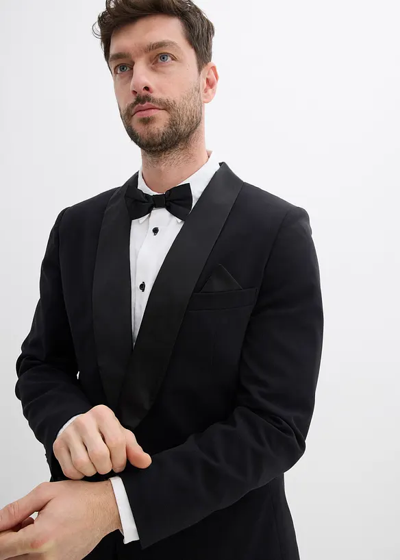 Smokingkavaj med stretch, Slim Fit, bonprix