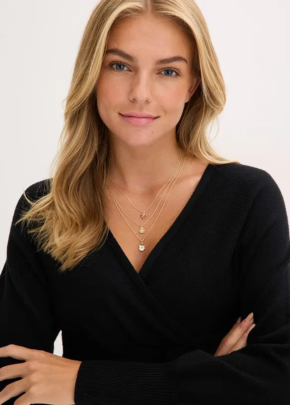 Set med halsband (3 delar), bonprix