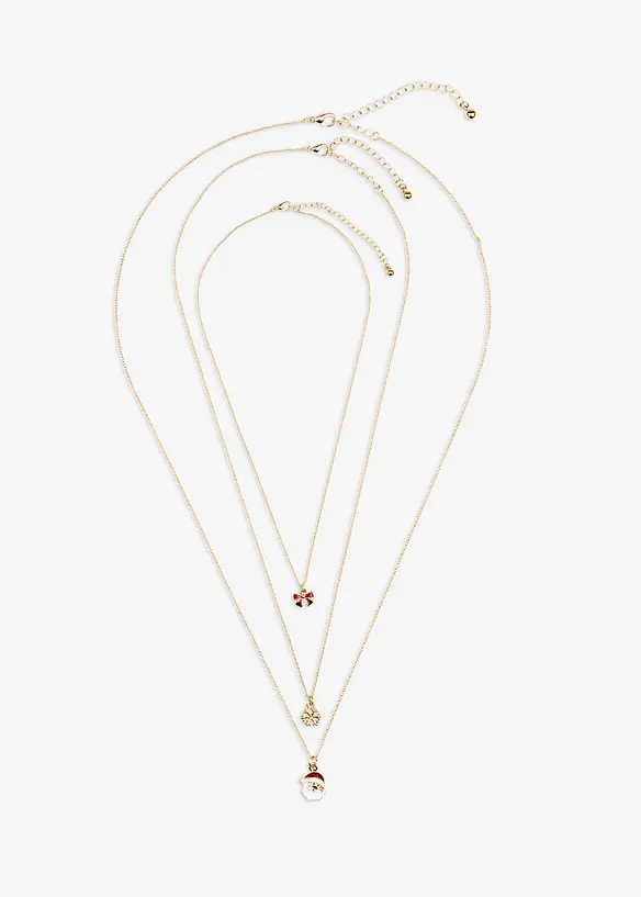 Set med halsband (3 delar), bonprix