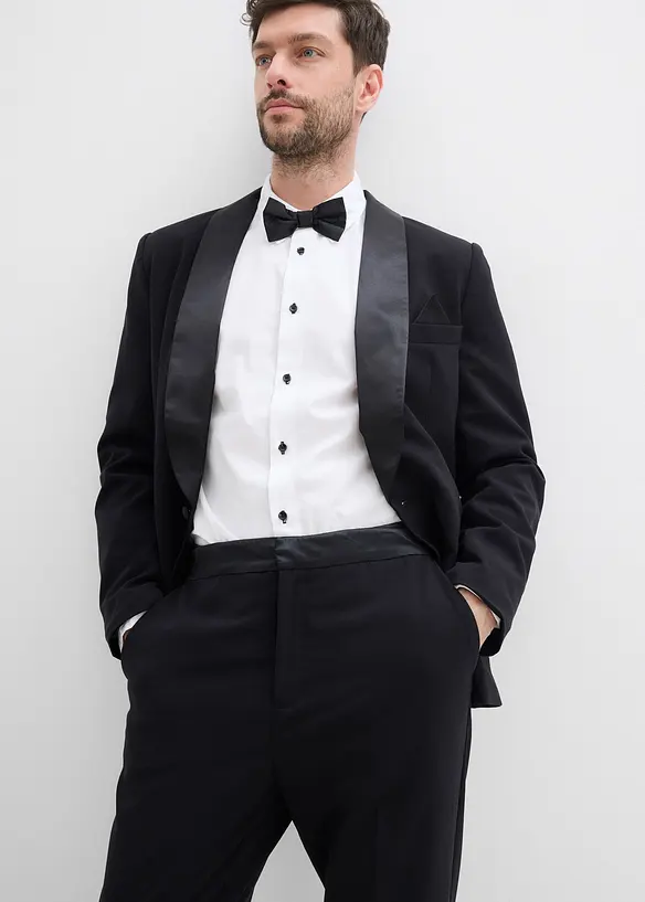 Kostymbyxa, smoking med stretch, Slim Fit, bonprix