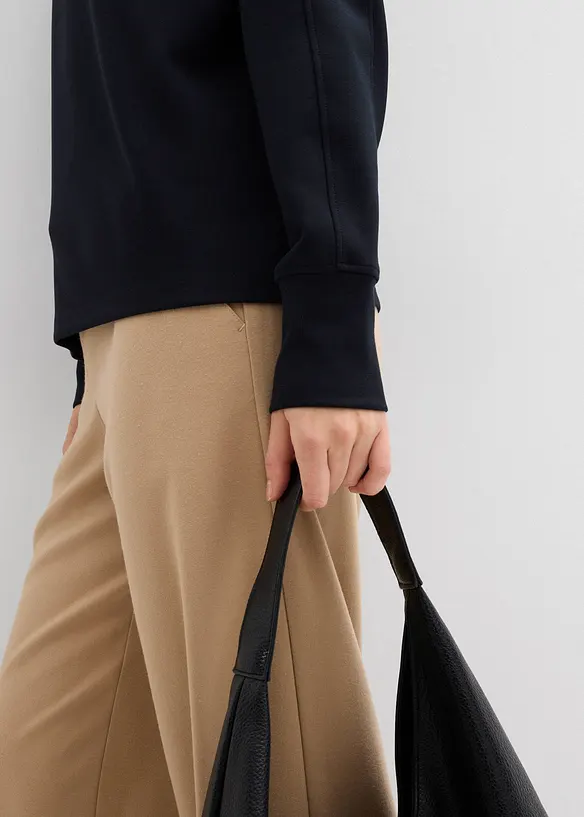 Oversizeweatshirt i mjuk och stabil trik&aring;, bonprix