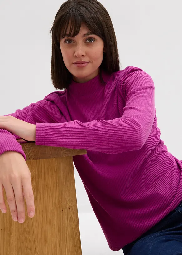 Termotopp med ståkrage, bonprix