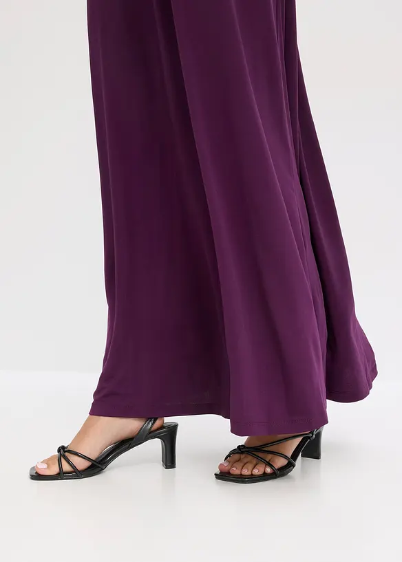 Maxiklänning med paljettbroderi, bonprix