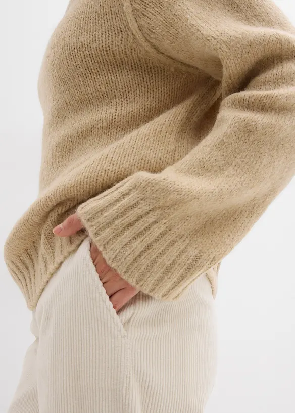 Grovstickad oversizetröja, bonprix