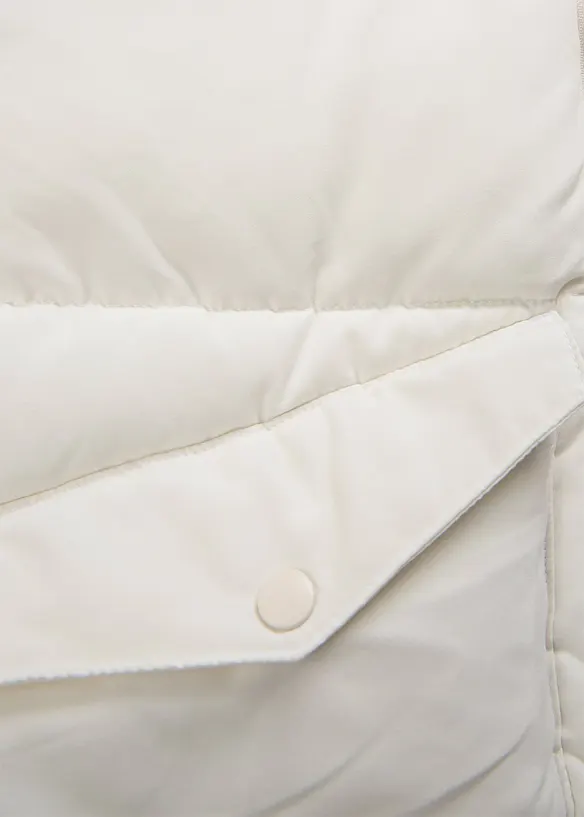 Quiltad jacka med teddykrage, bonprix