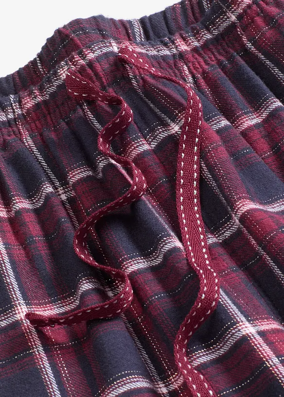Pyjamasbyxa i flanell med presentpåse, bonprix