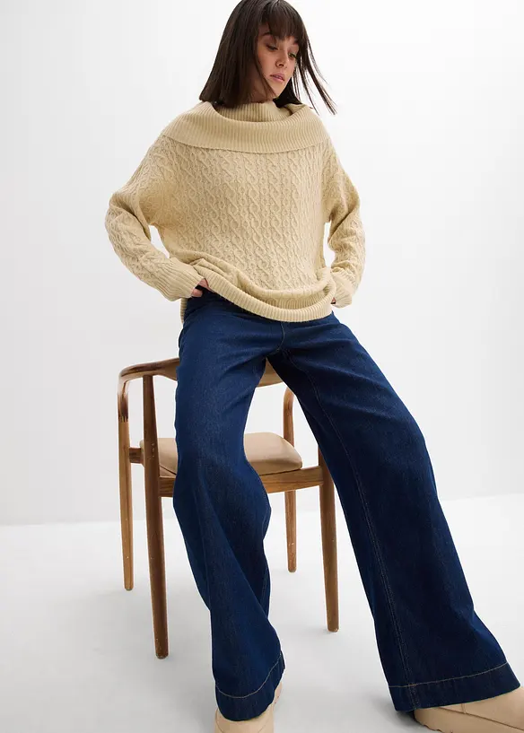 Tr&ouml;ja med fl&auml;tm&ouml;nster, bonprix