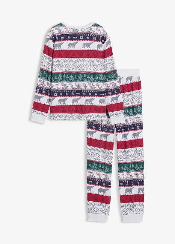 Pyjamas med mjuk bomull (2 delar), bonprix