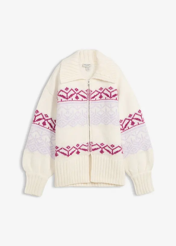 Lusem&ouml;nstrad oversizecardigan, bonprix