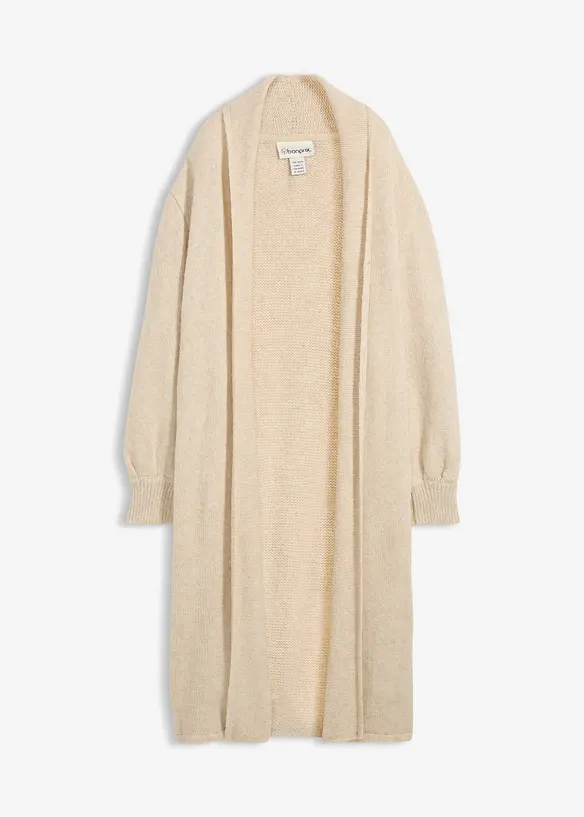 L&aring;ng cardigan i lurvig stil, bonprix