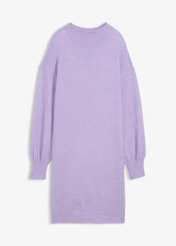 Stickad klänning med struktur, bonprix