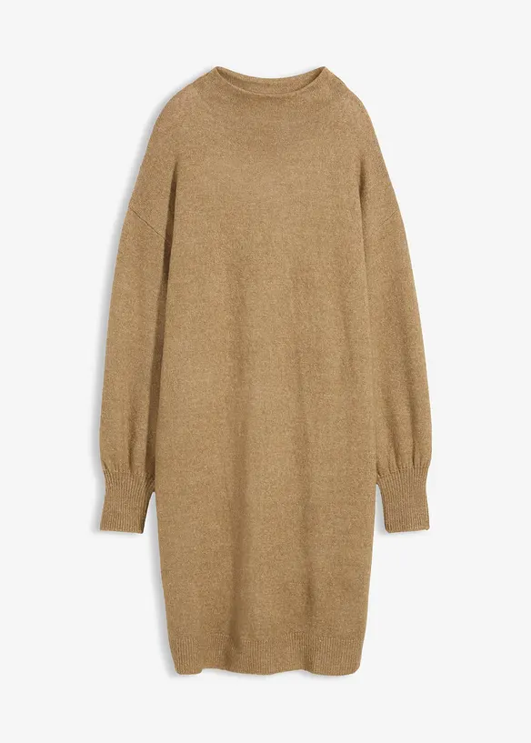 Melerad, stickad kl&auml;nning, bonprix