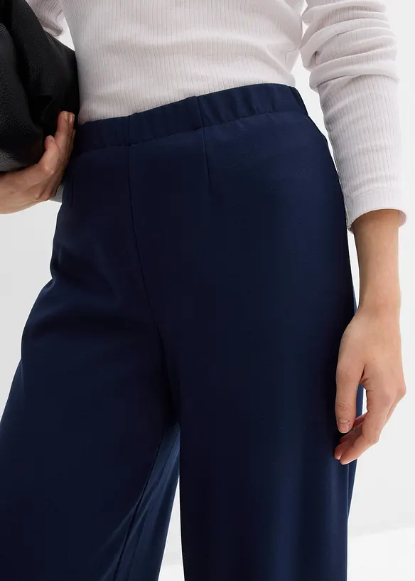 Vid byxa med veck, av skön Punto di Roma, bonprix