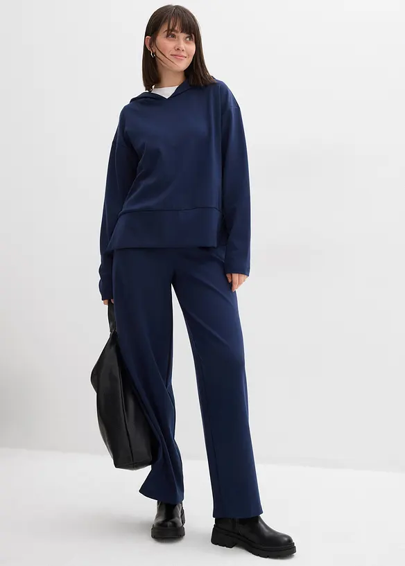 Vid byxa med veck, av skön Punto di Roma, bonprix