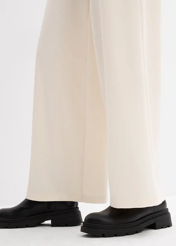 Vid byxa med veck, av skön Punto di Roma, bonprix