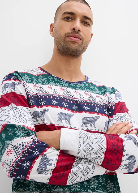 Pyjamas med bomull och presentpåse, bonprix