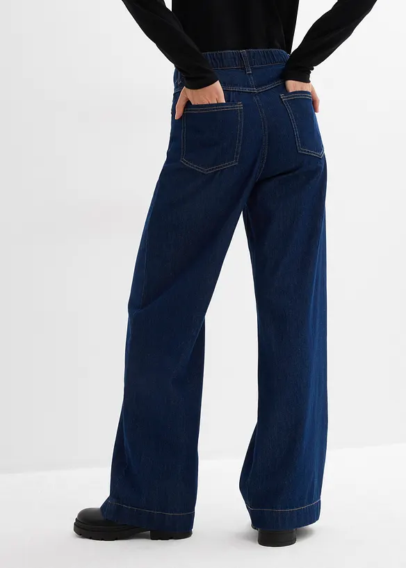 Straight jeans i Loose Fit med High Waist, bonprix