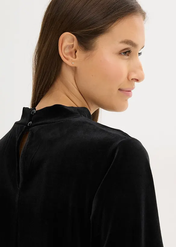 Sammetstopp med spets, bonprix