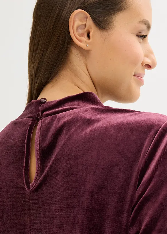 Sammetstopp med spets, bonprix