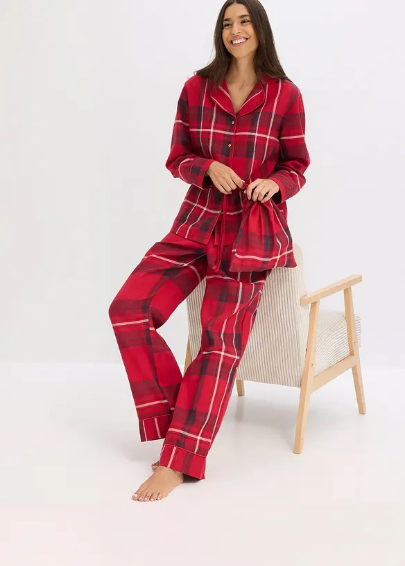 Pyjamas i flanell, bonprix
