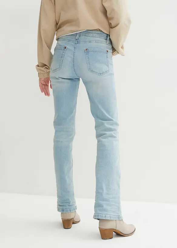 Bootcut Jeans Mid Waist, Stretch, bonprix