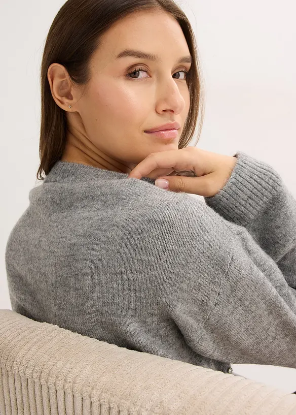 Tröja, kantig passform, bonprix