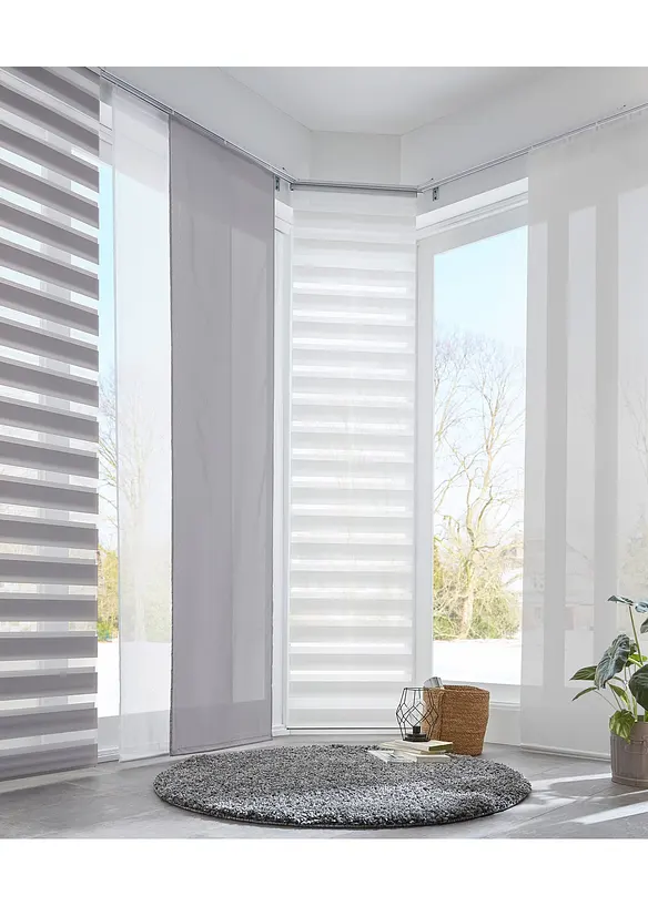 Panelgardin i sablé (1-pack), bonprix