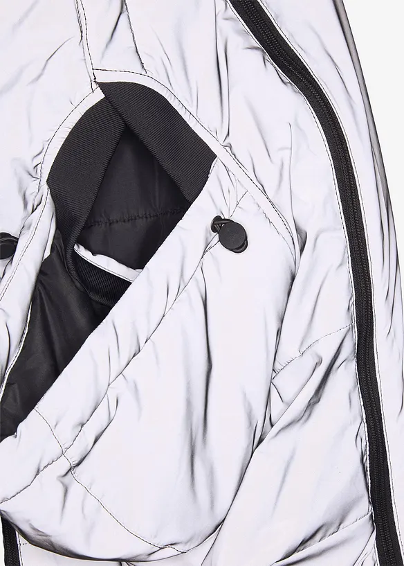 Mammajacka med reflexer och babyficka, bonprix