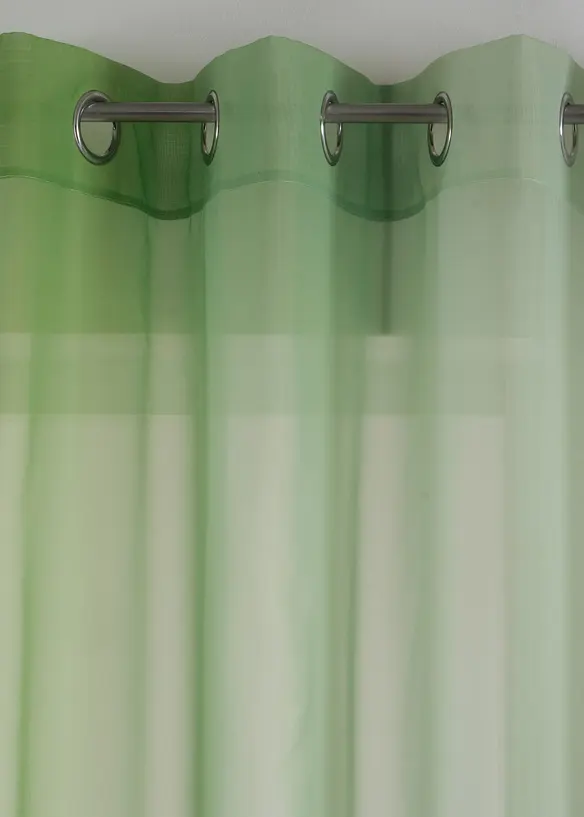 Gardin av l&auml;tt voile, &auml;ven extral&aring;ng (2-pack), bonprix