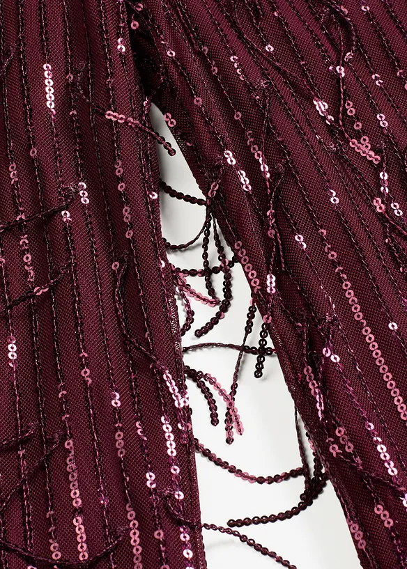 Byxa med paljettfransar, bonprix