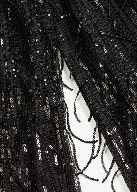 Byxa med paljettfransar, bonprix