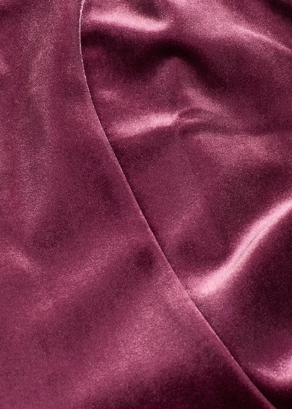 Miniklänning i mjuk sammet, bonprix